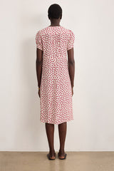 AUDREY WAISTED FLORAL MAXI DRESS