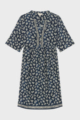 AUGUSTA STRAIGHT FLORAL MINI DRESS