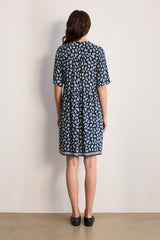 AUGUSTA STRAIGHT FLORAL MINI DRESS