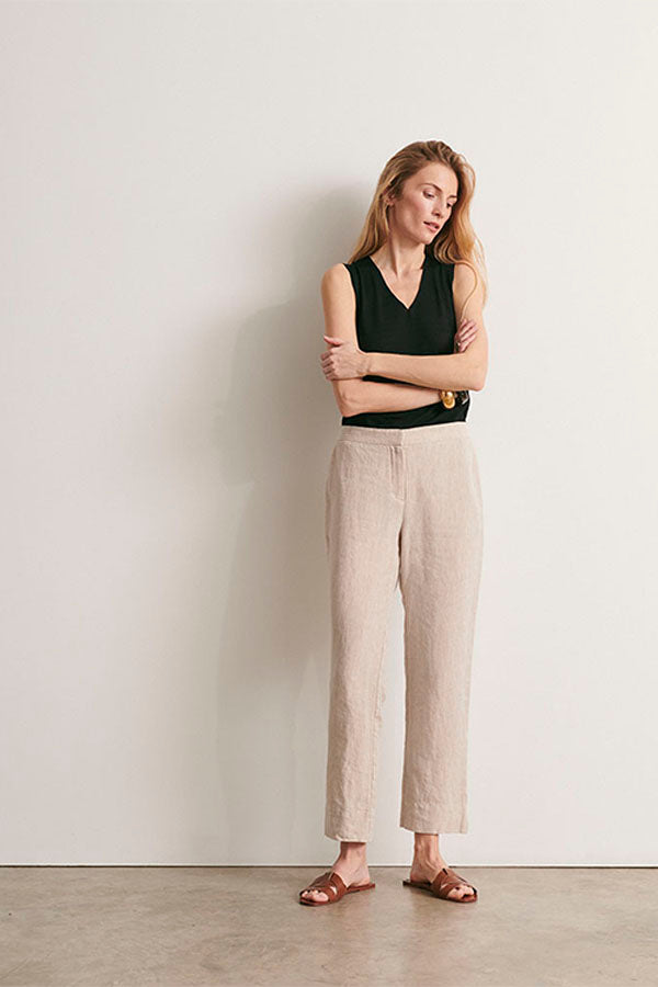 PELICAN11-BIS ELASTICATED BACK TROUSERS