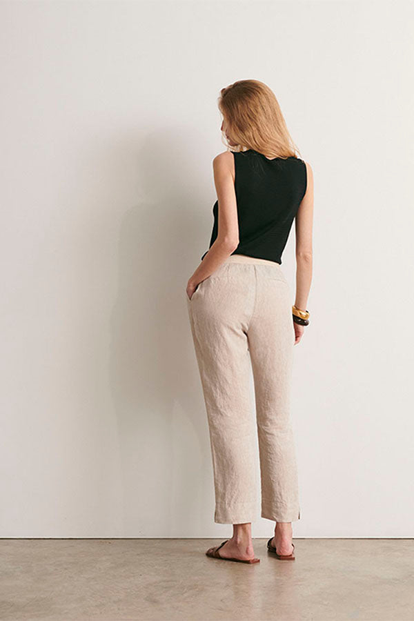 PELICAN11-BIS ELASTICATED BACK TROUSERS