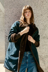 AMIE REVERSIBLE FAUX FUR PARKA