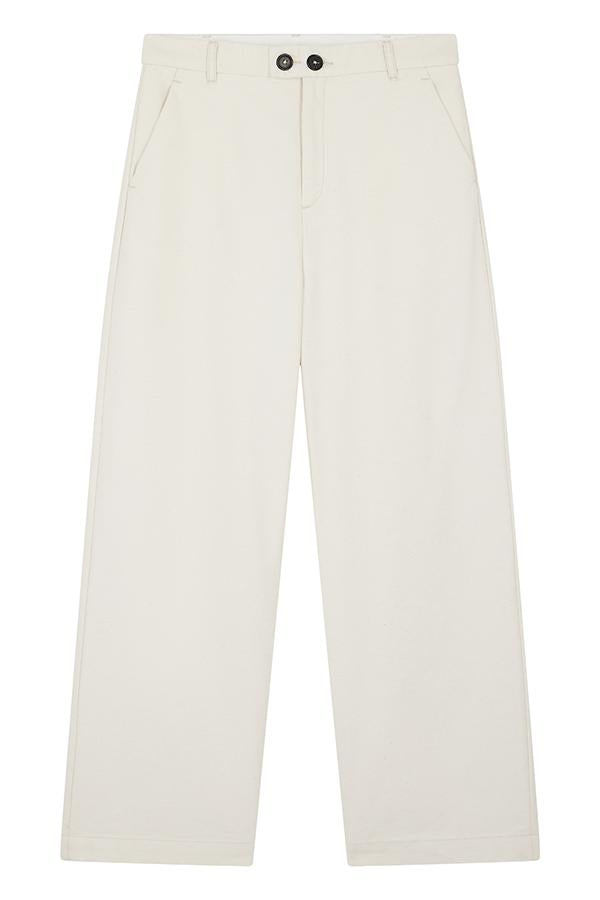 PHILO ECRU FLARED JEANS
