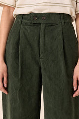 GREEN CORDUROY PAIR OF TROUSERS