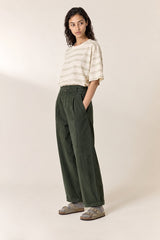 GREEN CORDUROY PAIR OF TROUSERS