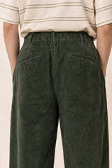 GREEN CORDUROY PAIR OF TROUSERS