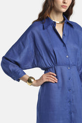 PUNTUALE LINEN MAXI DRESS