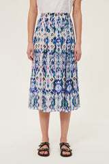 DORRY MEXICAN-INSPIRED PRINT MIDI SKIRT