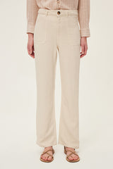 CELESTE TENCEL BLEND WIDE LEG TROUSER