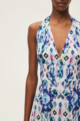 ELHAMMY MEXICAN-INSPIRED PRINT MAXI DRESS