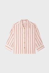 BELITYS NUDE STRIPED JACKET