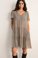 APRIL PRINT MINI DRESS