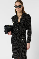RUZENA POLKA DOT SHIRT DRESS