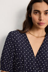 ABYGAIL POLKA DOT MAXI DRESS