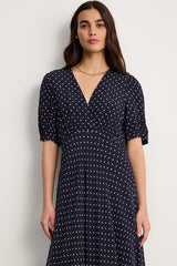 ABYGAIL POLKA DOT MAXI DRESS