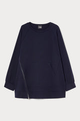 RABAT MIDNIGHT BLUE GROSGRAIN DETAIL SWEATSHIRT