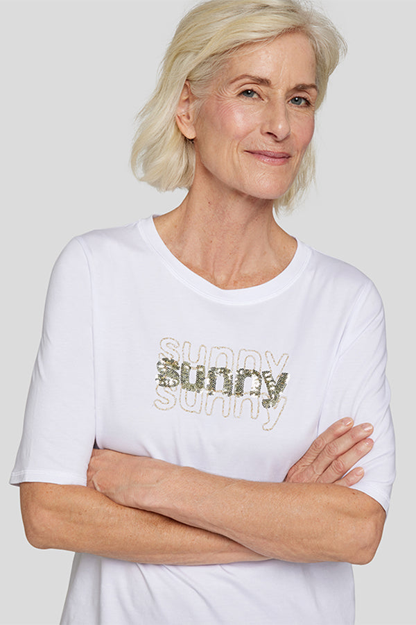 SUNNY SEQUINNED T-SHIRT