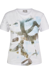 THYME ABSTRACT PRINT T-SHIRT