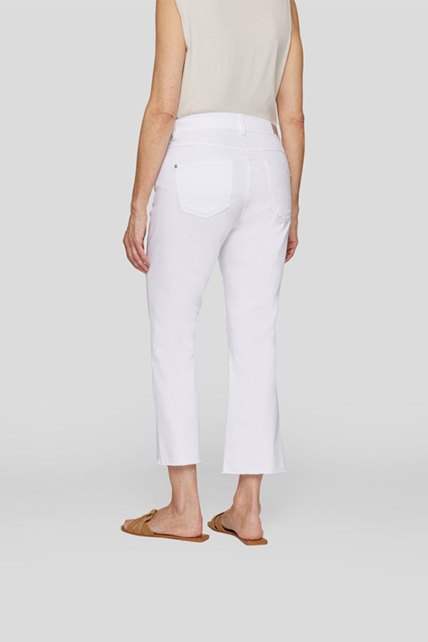 WHITE FLARED LEG SUNNY JEANS