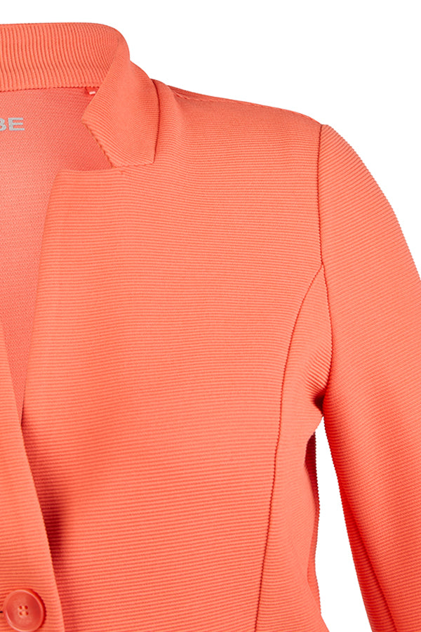 STRUCTURED MANDARINE JACKET