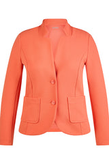 STRUCTURED MANDARINE JACKET
