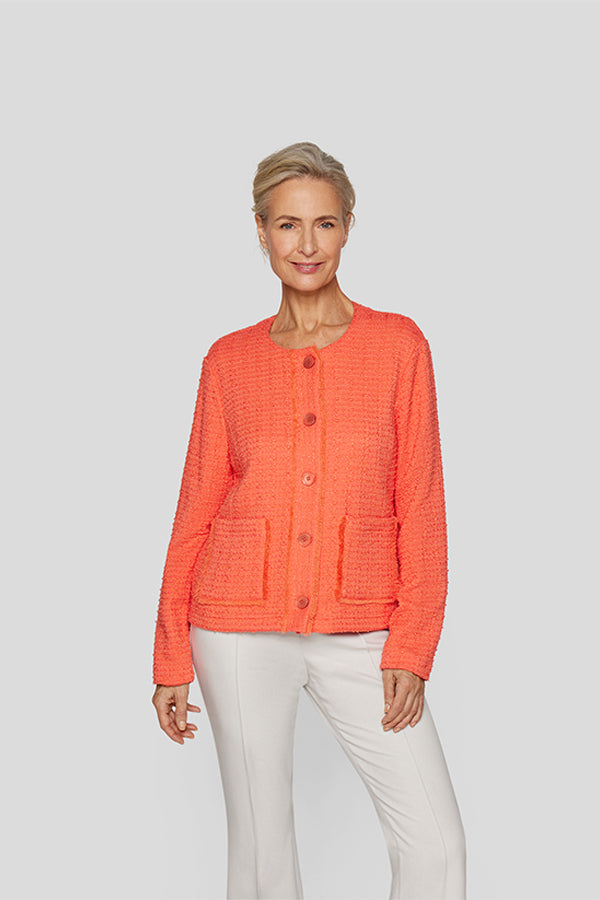 MANDARINE BUTTONNED JACKET