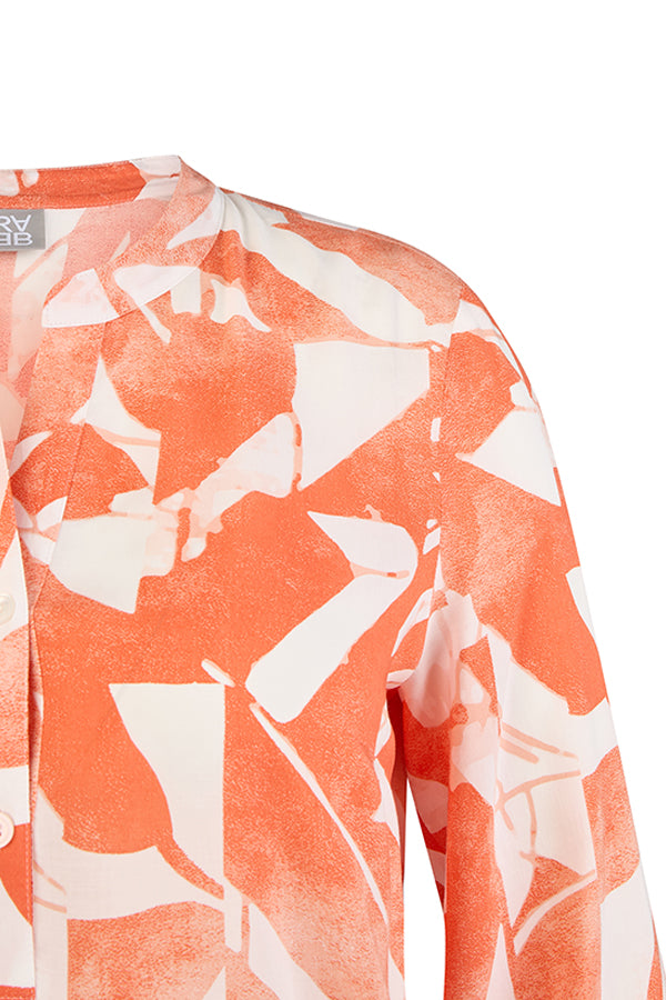 ABSTRACT PATTERN AIRY BLOUSE