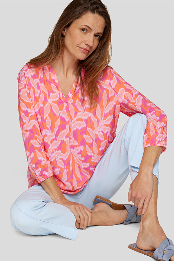 COLORFUL PRINT BLOUSE