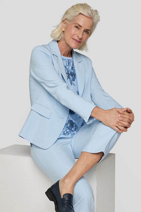 LIGHT BLUE TAILORED BLAZER