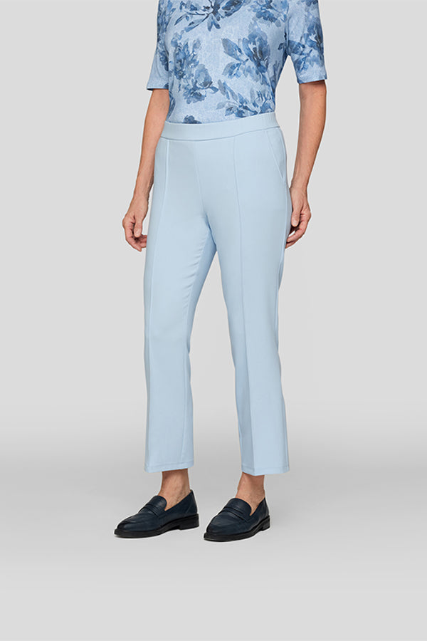 LIGHT BLUE SLIM TROUSERS