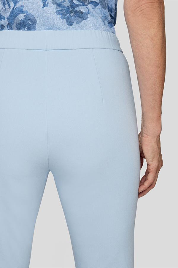 LIGHT BLUE SLIM TROUSERS