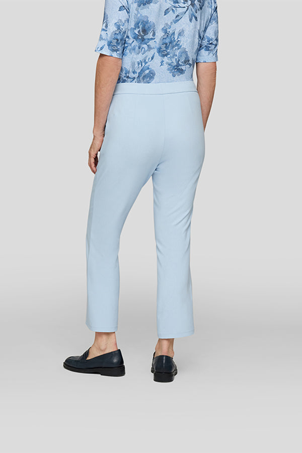 LIGHT BLUE SLIM TROUSERS