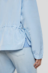 LIGHT BLUE LIGHTWEIGHT HOODED JACKET