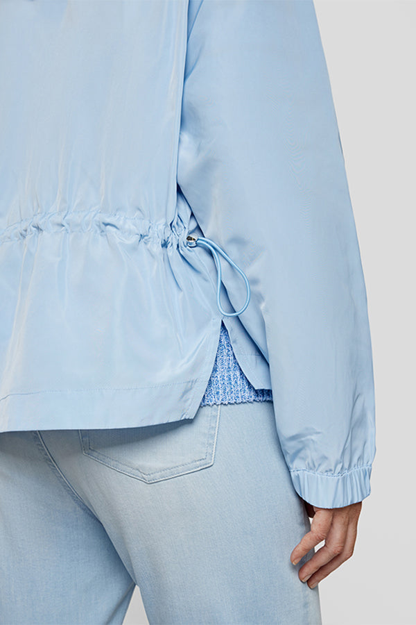 LIGHT BLUE LIGHTWEIGHT HOODED JACKET