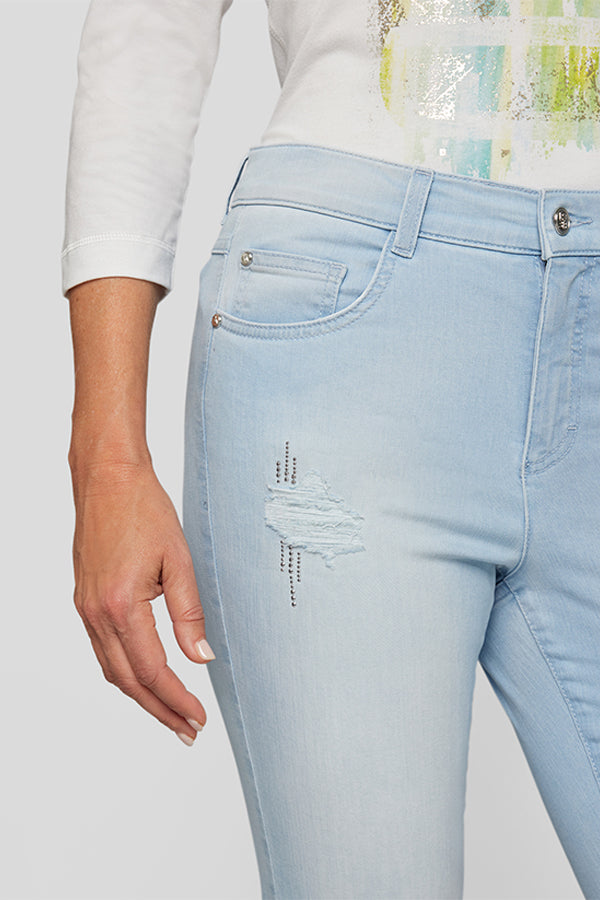 USED EFFECT SKINNY SUNNY JEANS