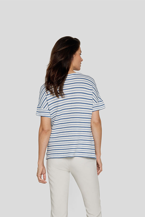 MARITIME CHARM STRIPED T-SHIRT