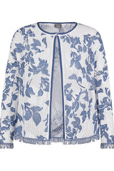 FLORAL OPENWORK JACKET