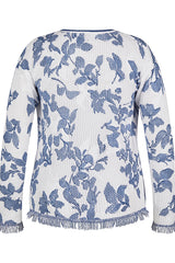 FLORAL OPENWORK JACKET