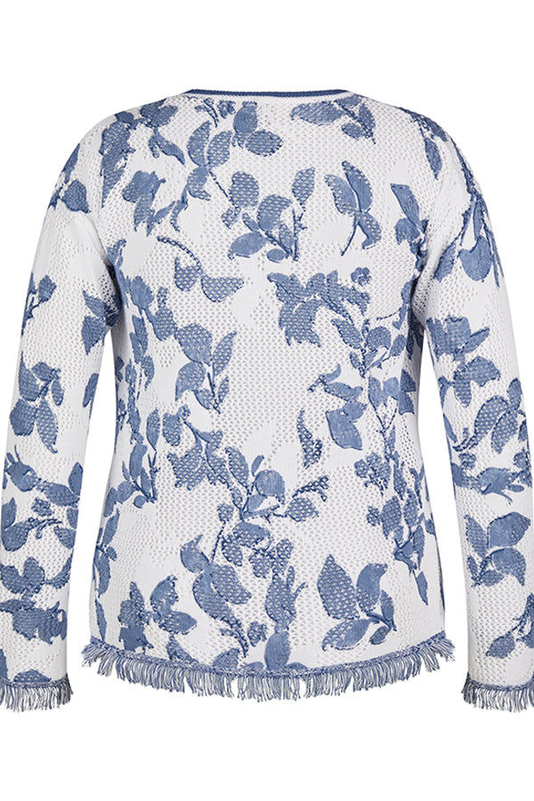 FLORAL OPENWORK JACKET
