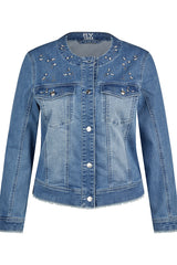 STUDDED DENIM JACKET