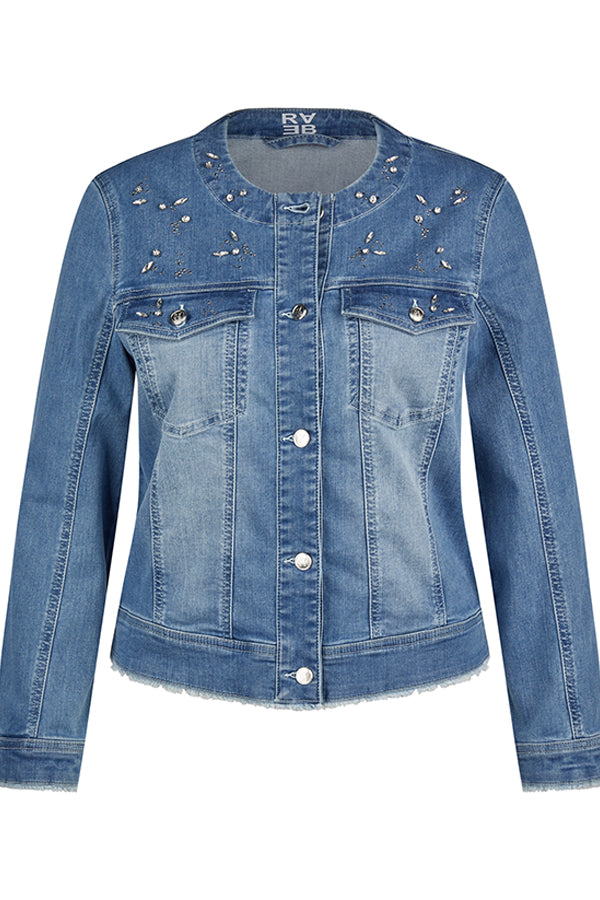 STUDDED DENIM JACKET