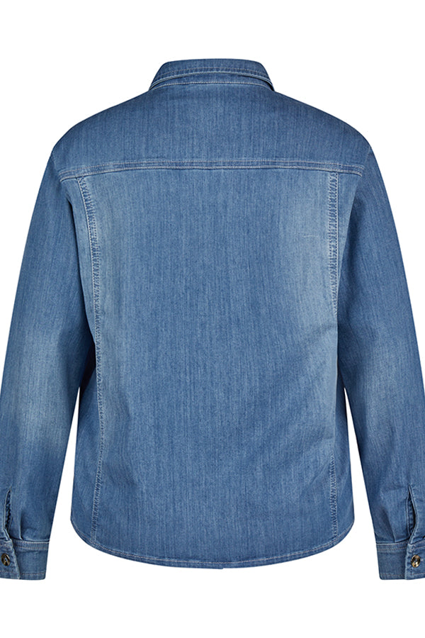 STUDDED DENIM SHIRT