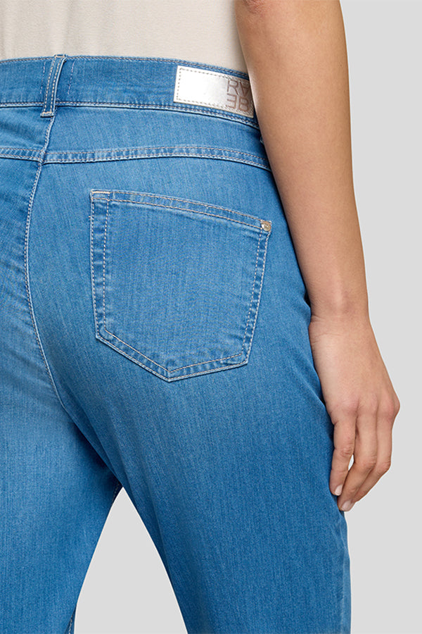LIGHT DENIM STITCHED SUNNY JEANS