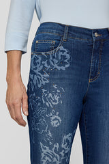 FORAL PRINT JEANS