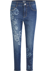FORAL PRINT JEANS