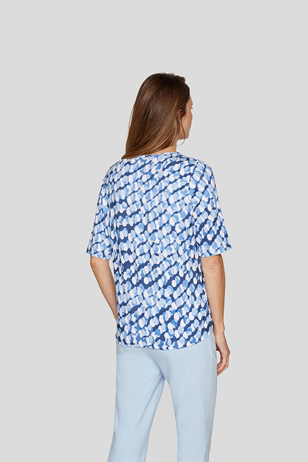 BLUE DOT DESIGN T-SHIRT