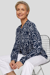ALLOVER FLORAL PRINT JACKET
