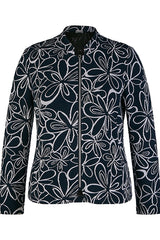 ALLOVER FLORAL PRINT JACKET