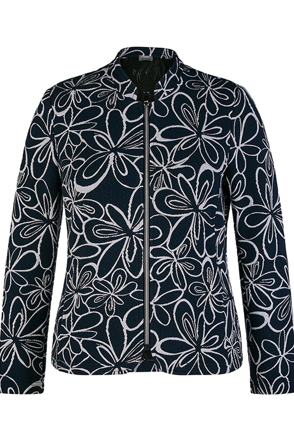 ALLOVER FLORAL PRINT JACKET