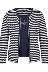 NAVY STRIPED TWINSET